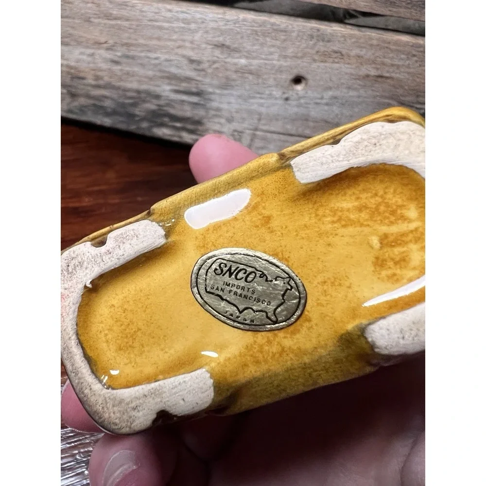 Vintage San Francisco Toothpick Holder Ceramic Trolley Multicolor‎ SNCO Imports